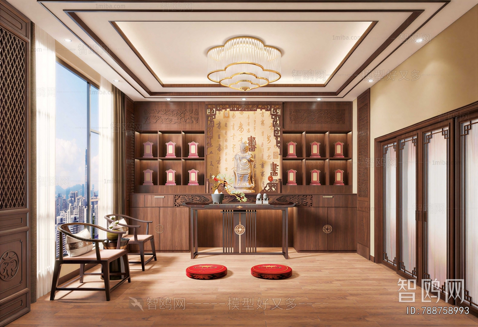 New Chinese Style Temple