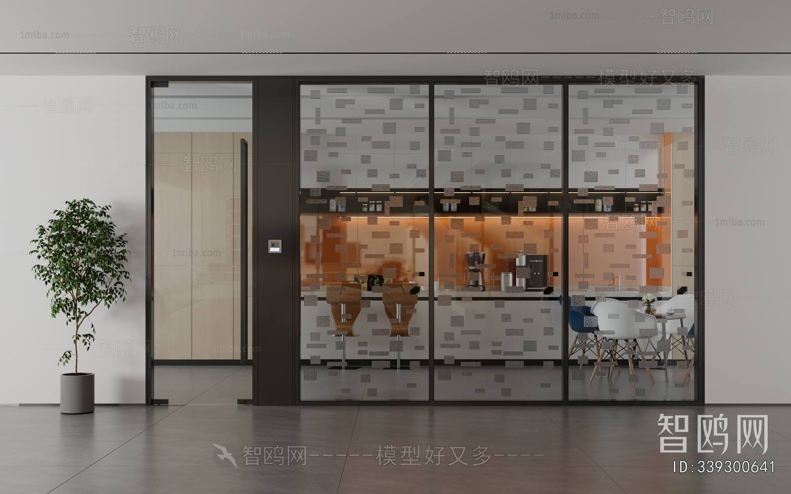 Modern Glass Screen Partition