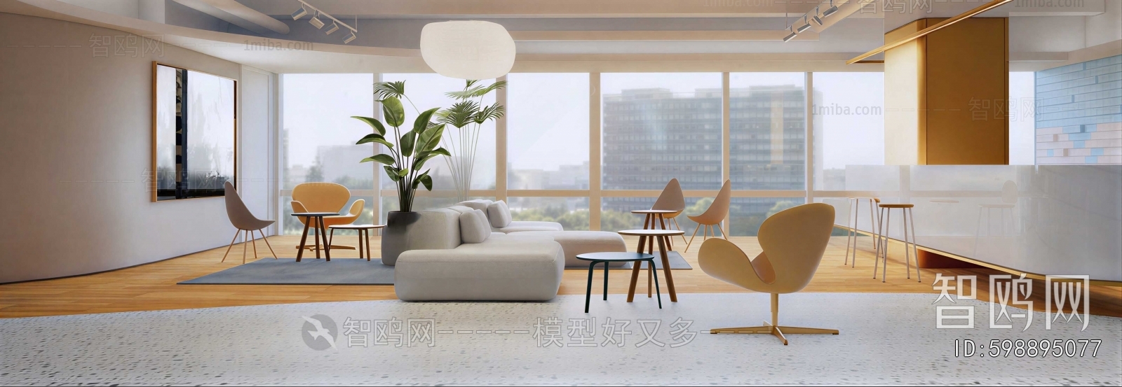 Nordic Style Office Rest Area