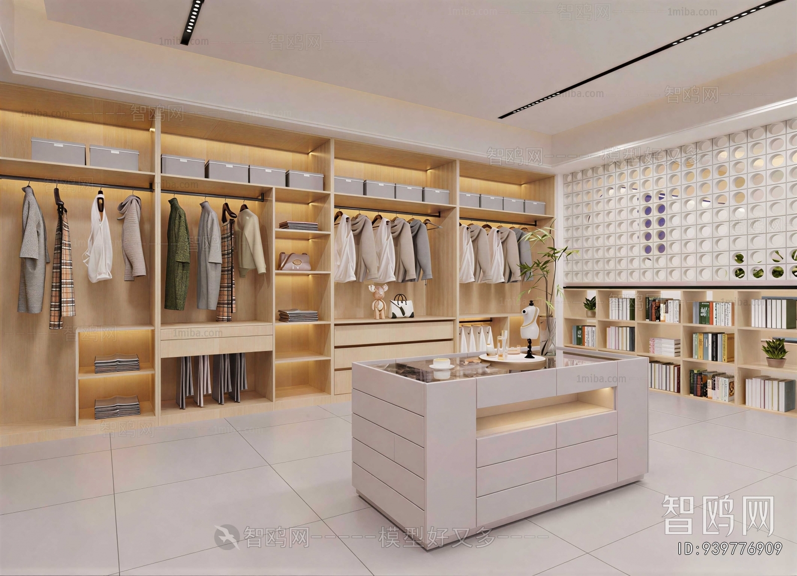 Modern Clothes Storage Area