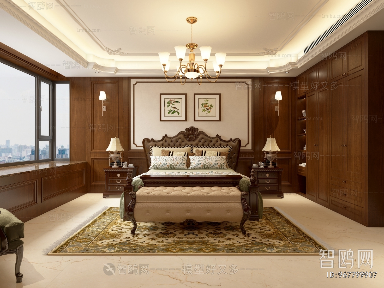 American Style Bedroom