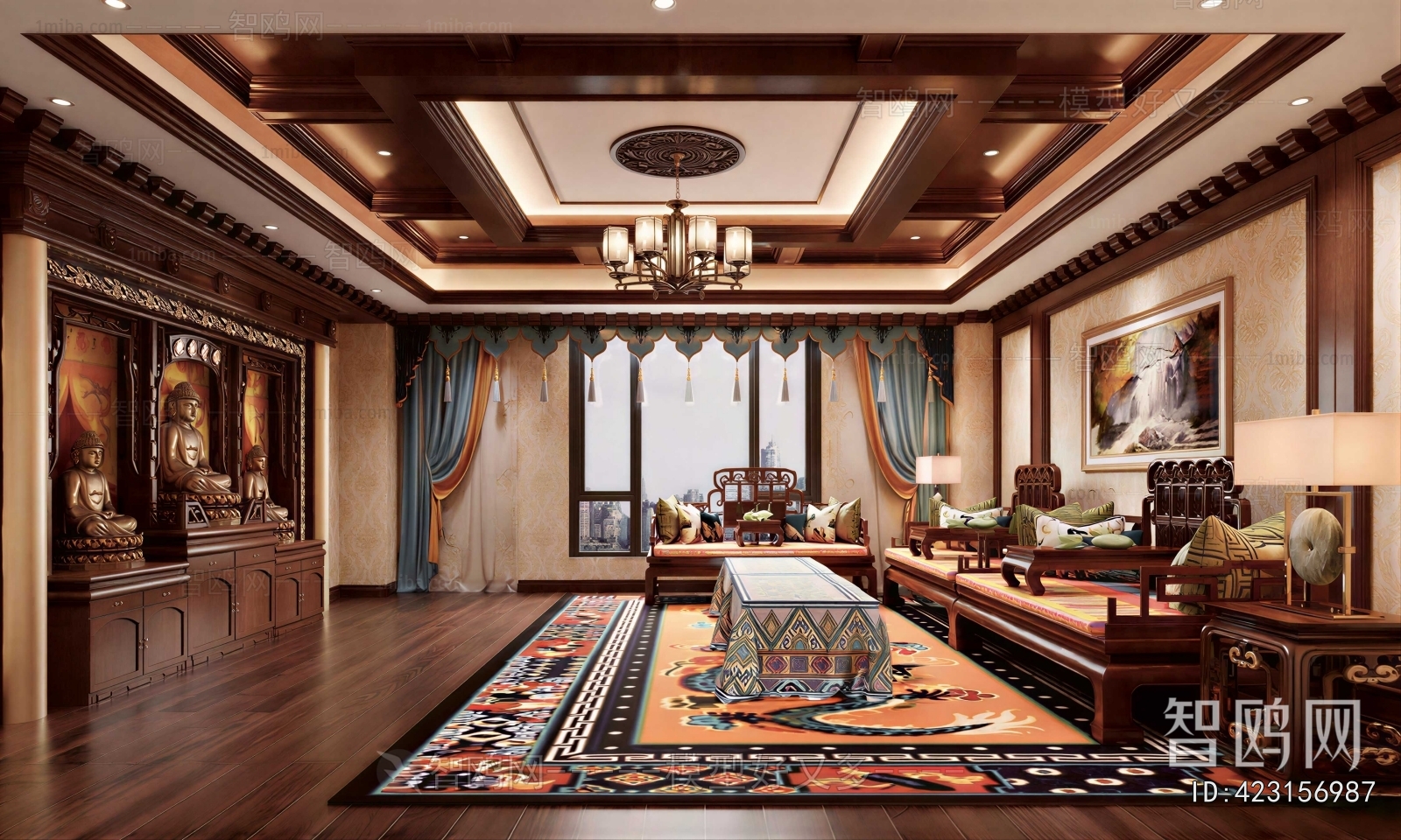 Chinese Style A Living Room