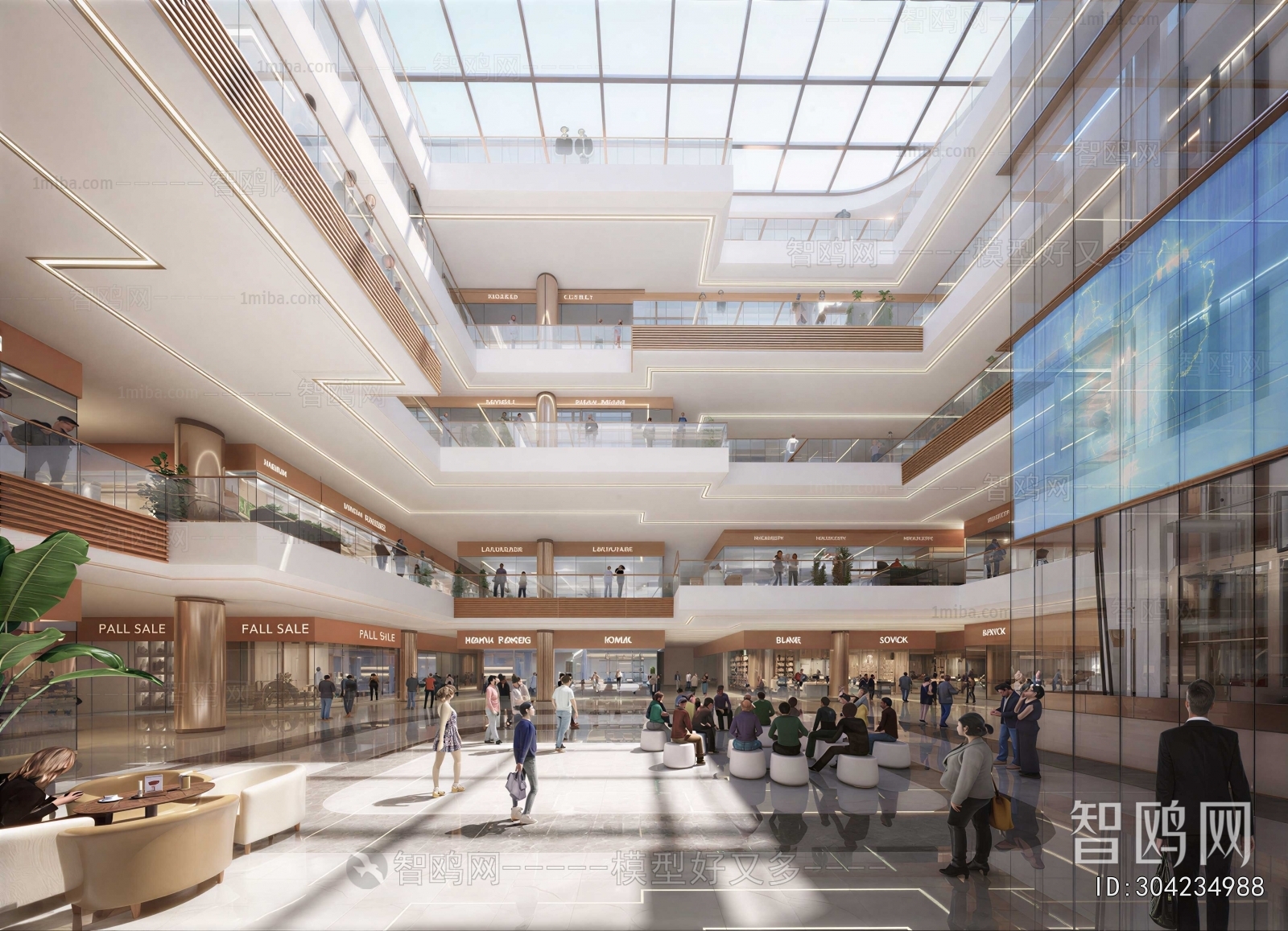 Modern Shopping Mall