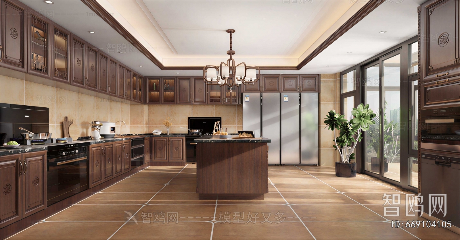 New Chinese Style The Kitchen