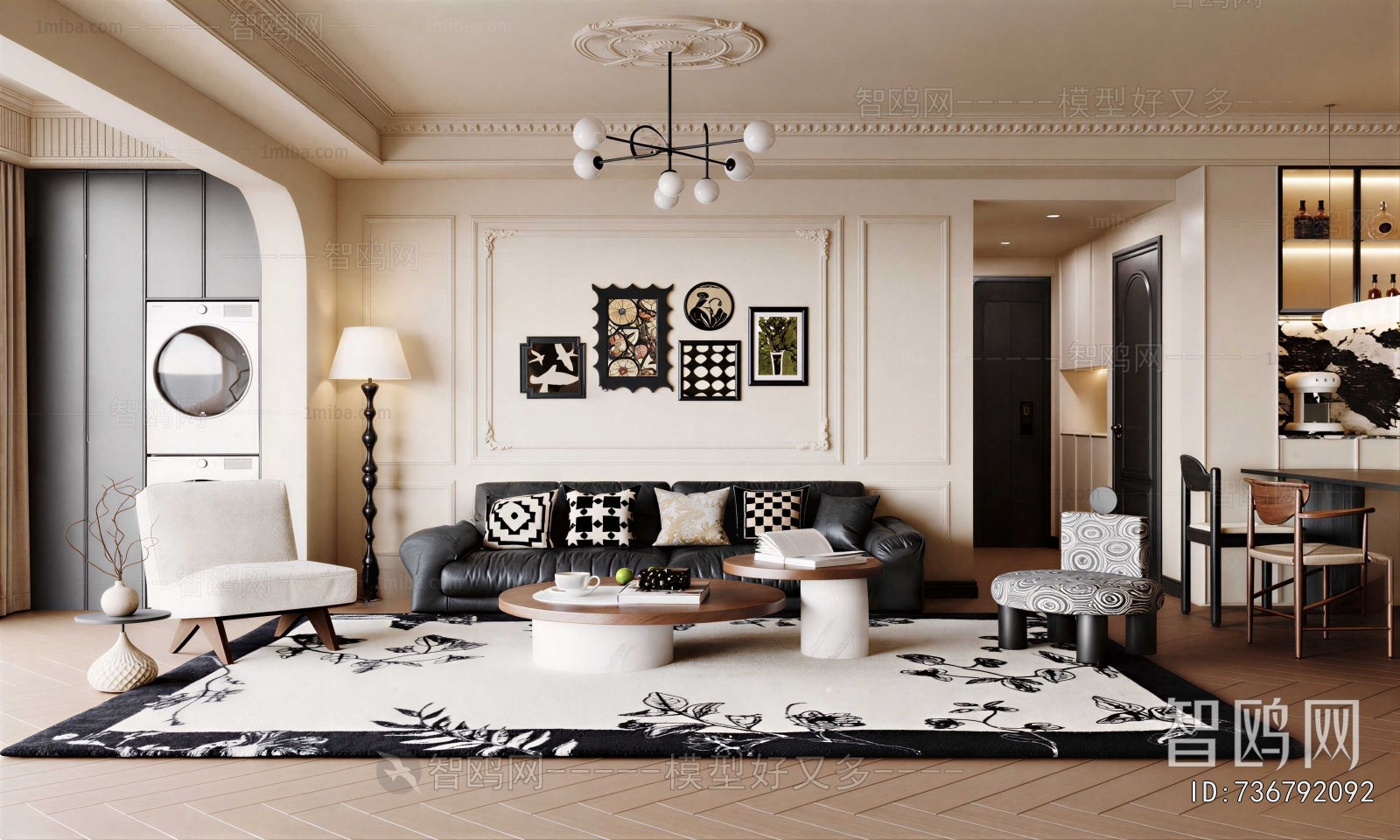 French Style A Living Room