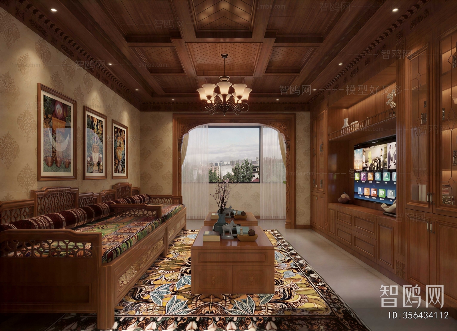 Chinese Style A Living Room