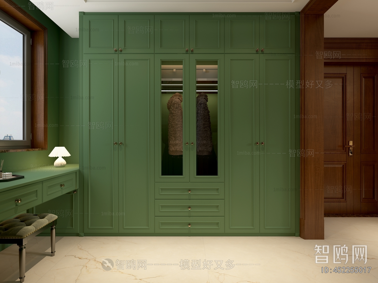 American Style Clothes Storage Area