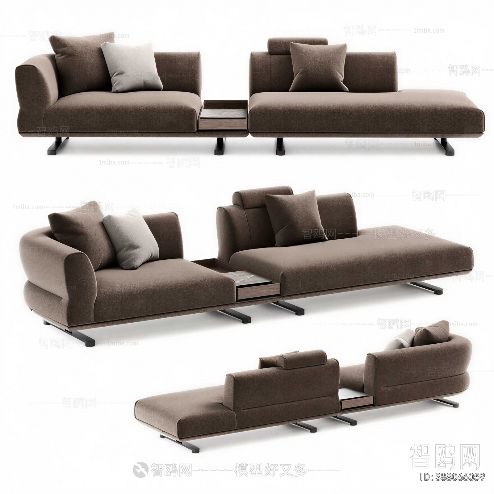 Modern Multi Person Sofa