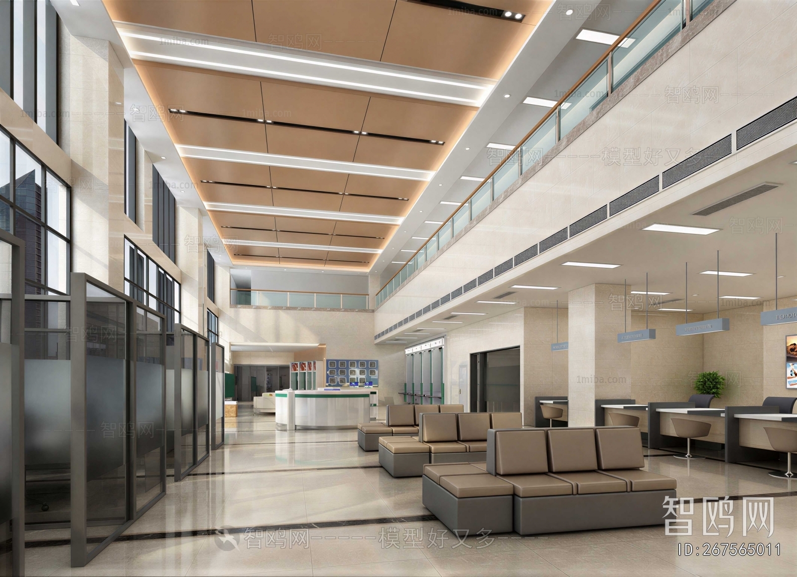 Modern Office Reception Desk