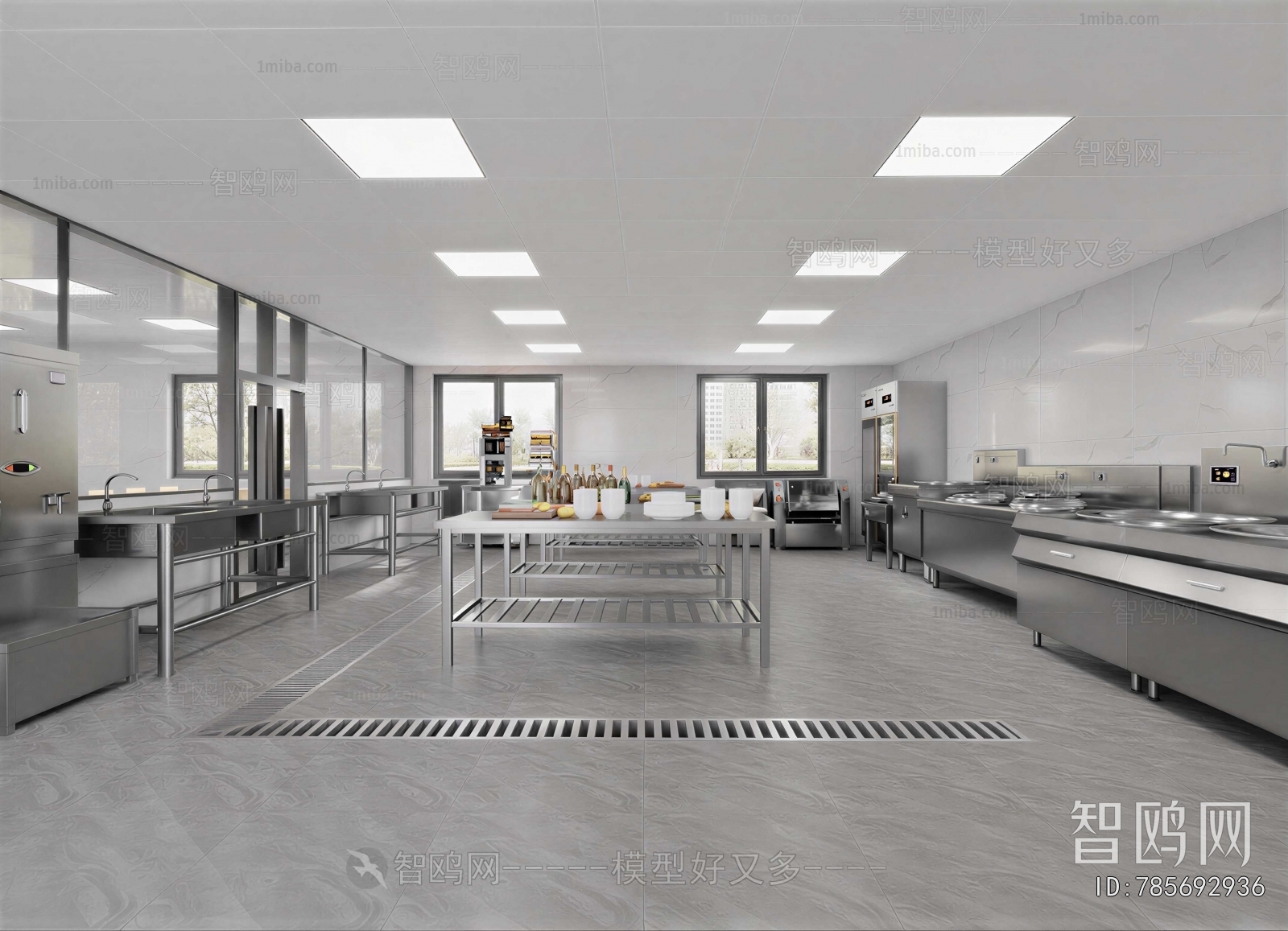 Modern Central Kitchen
