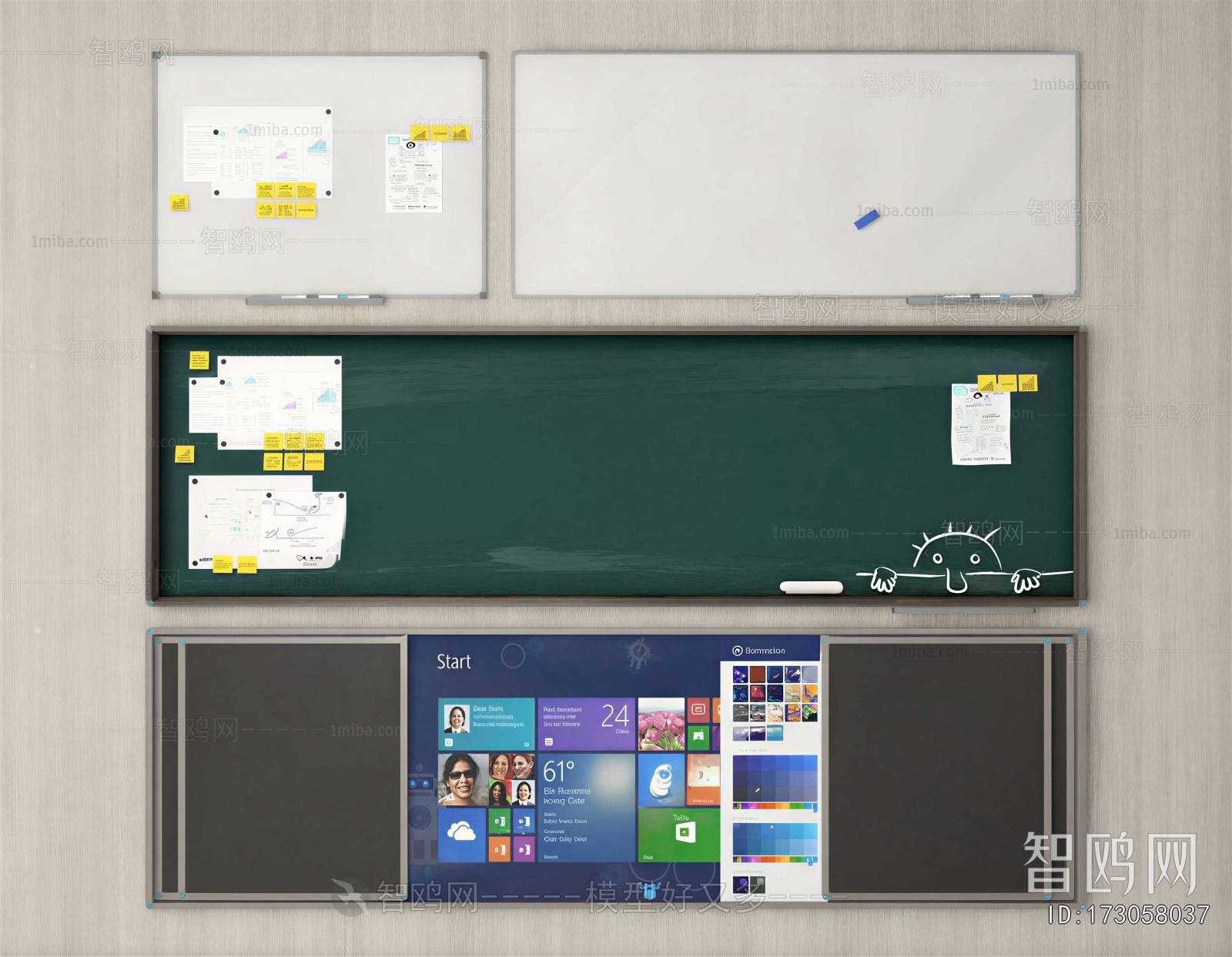 Modern Blackboard/whiteboard