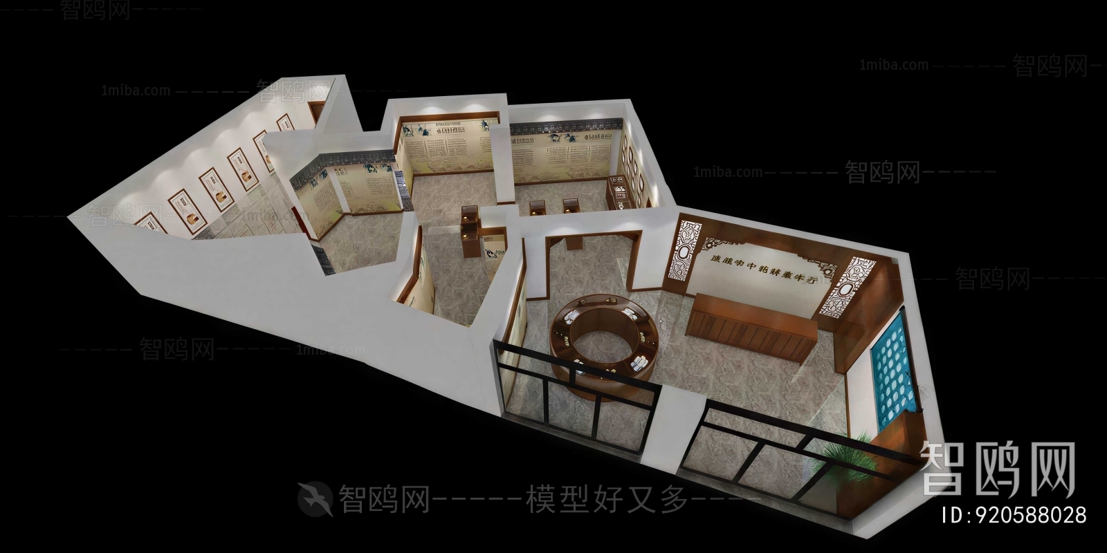 New Chinese Style Exhibition Hall