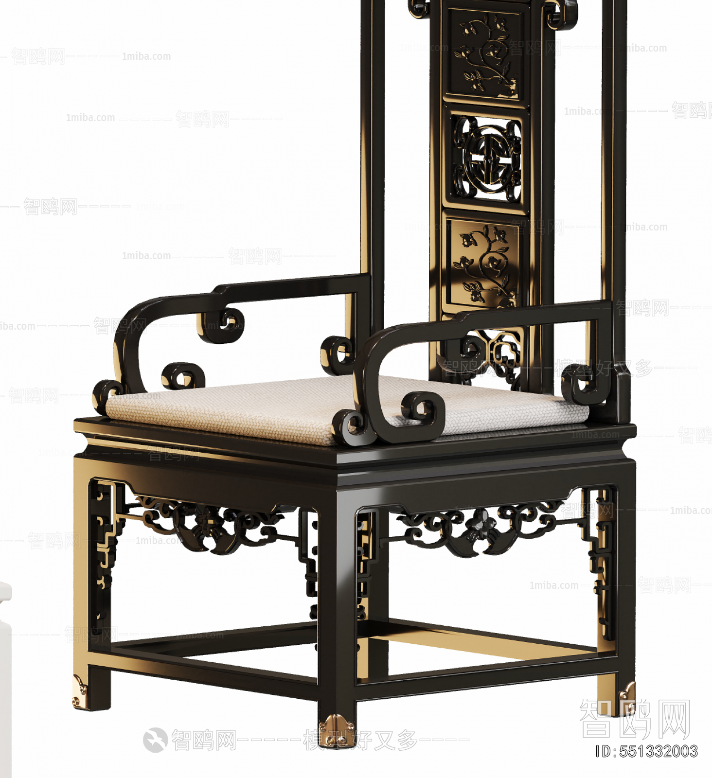 New Chinese Style Lounge Chair