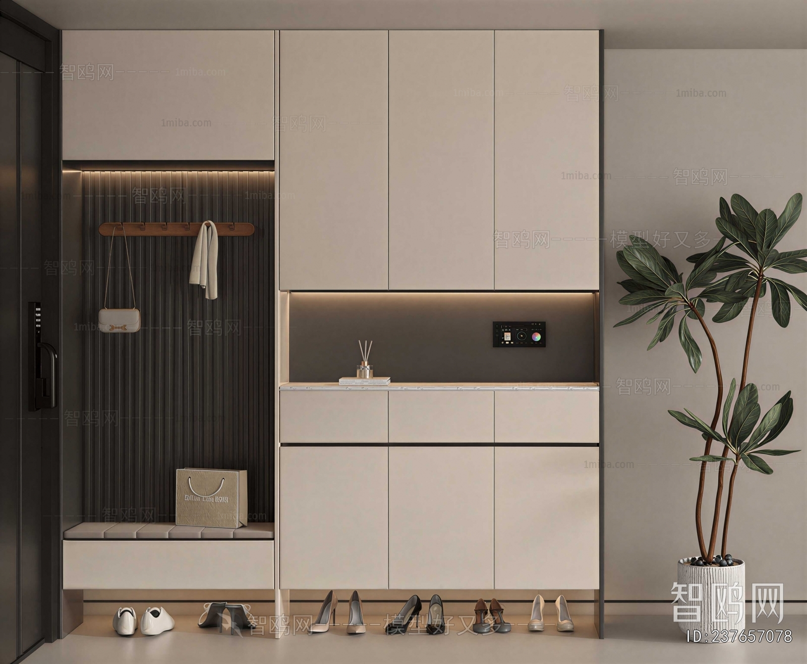 Modern Shoe Cabinet