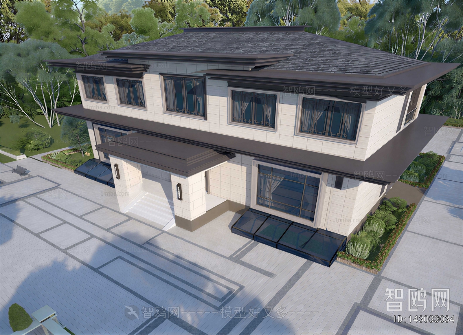 Modern Courtyard/landscape