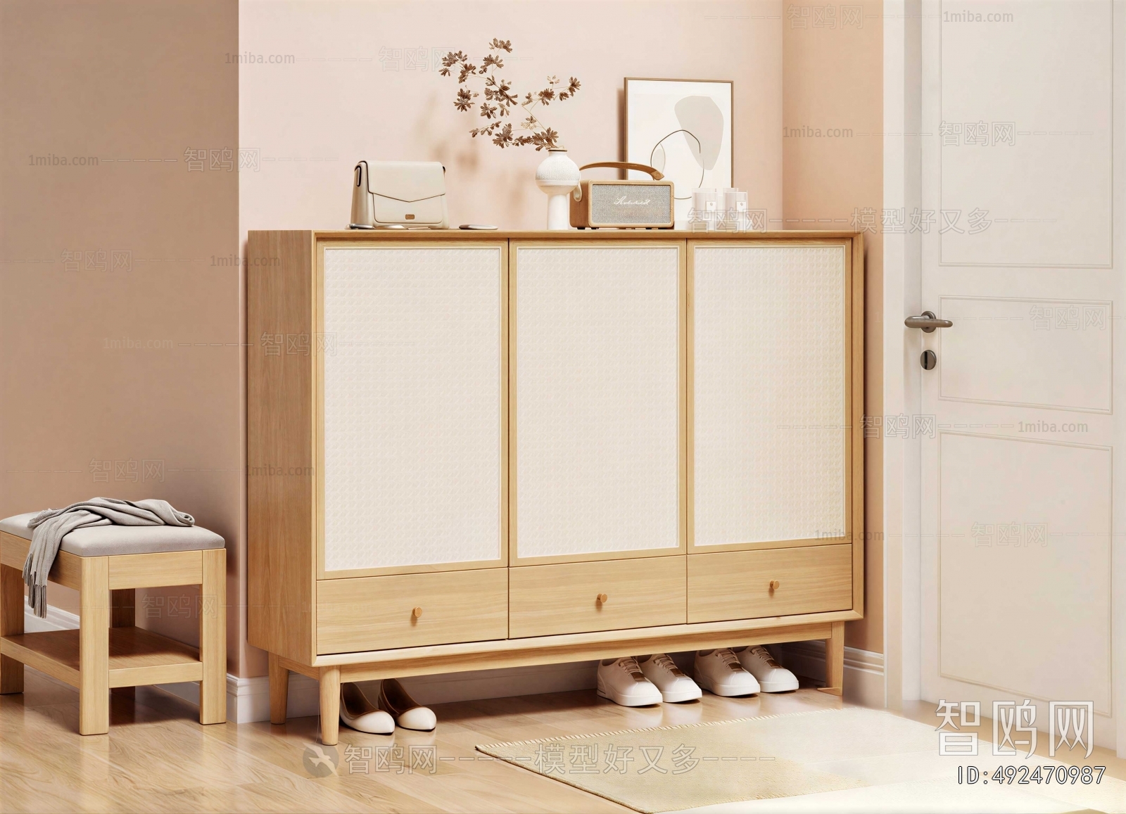 Modern Shoe Cabinet