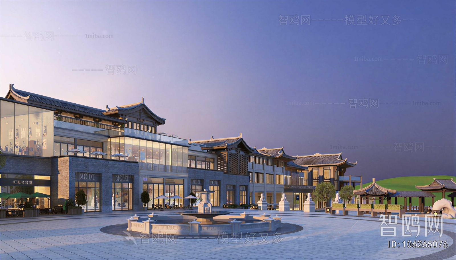 Chinese Style Commercial Street