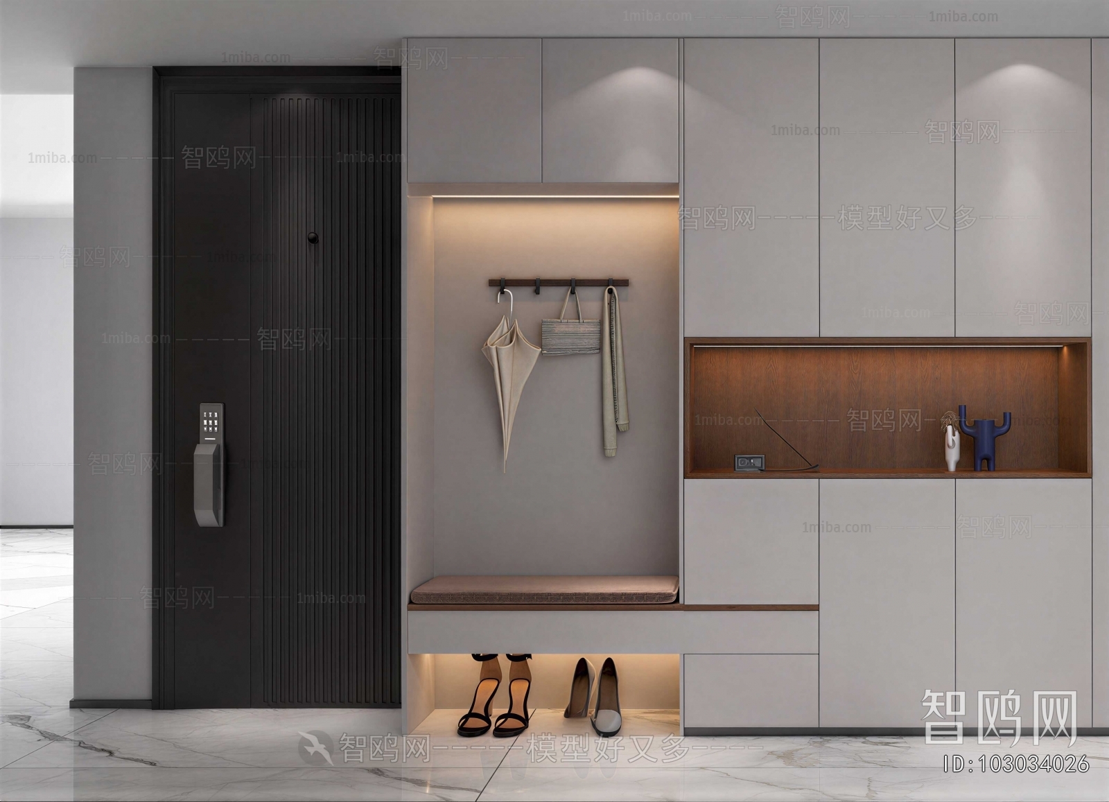 Modern Shoe Cabinet
