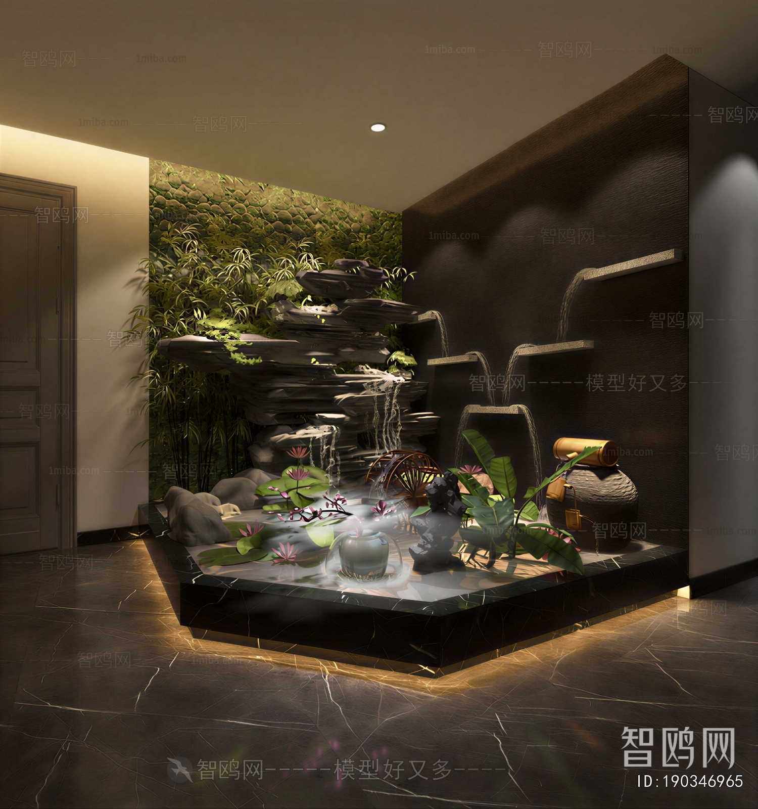 New Chinese Style Plant Landscaping