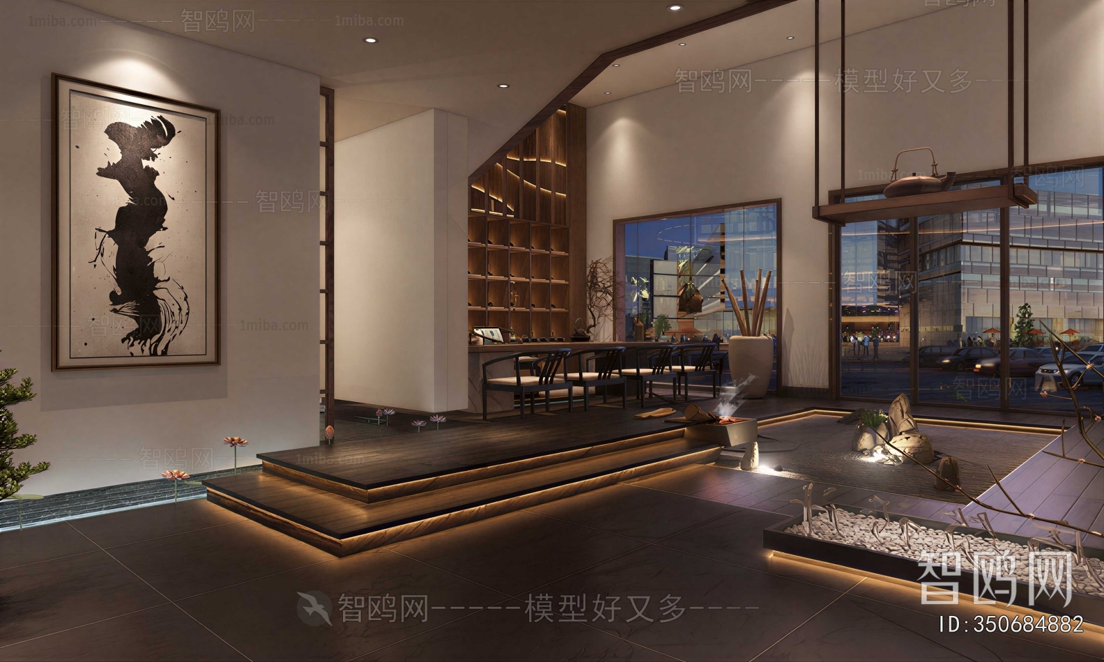 New Chinese Style Teahouse Tea House