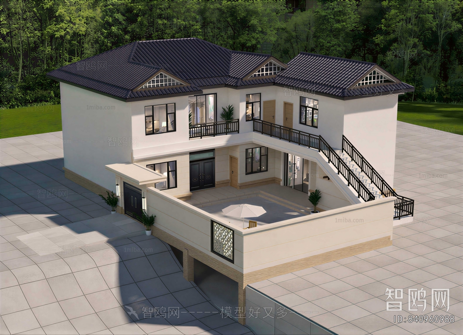 New Chinese Style Detached Villa