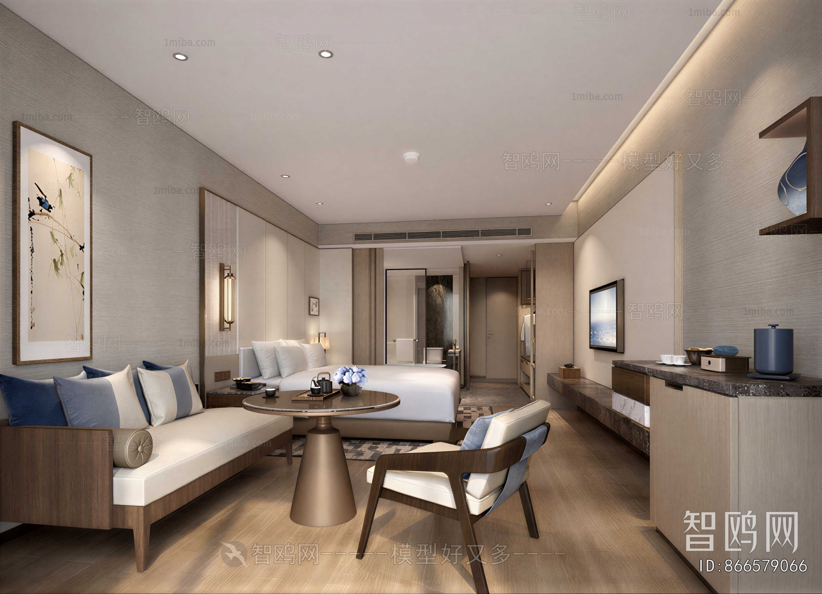 Modern Guest Room