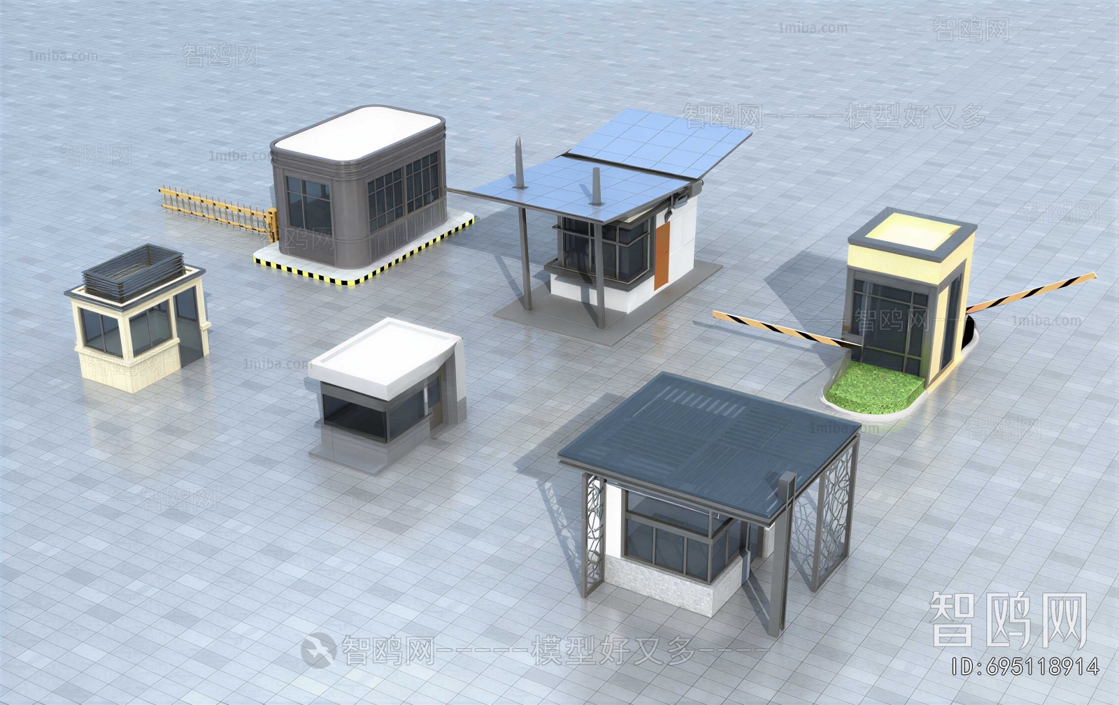 Modern Security Booth