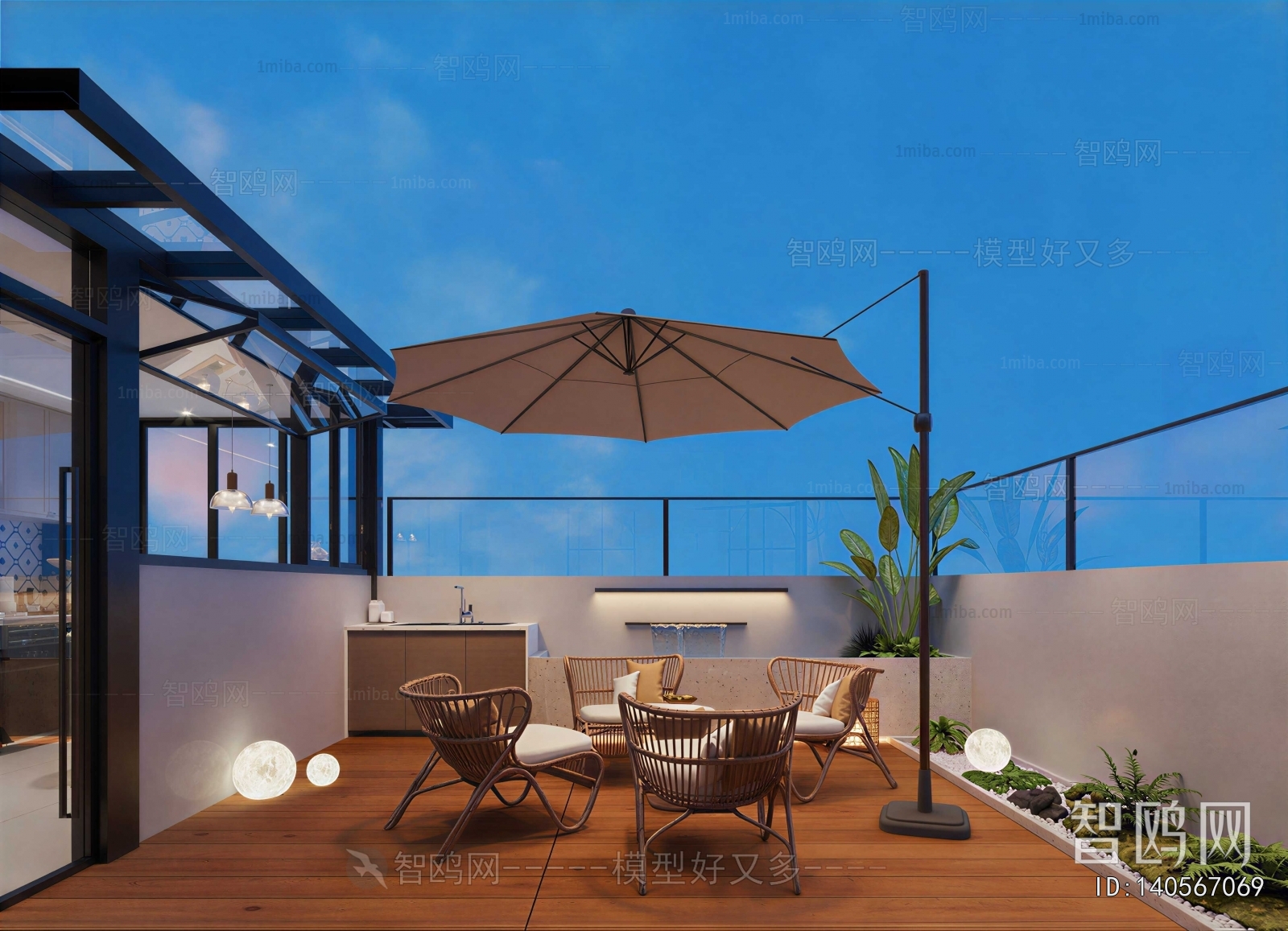 Modern Terrace