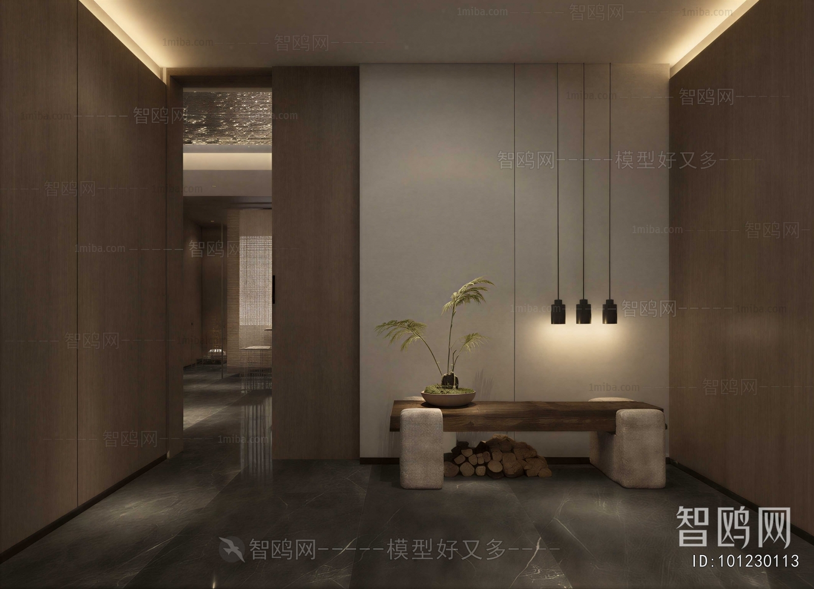 New Chinese Style Corridor