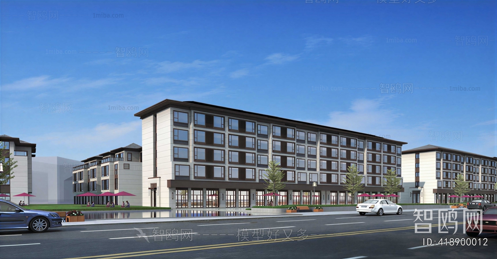 Modern Appearance Of Commercial Building