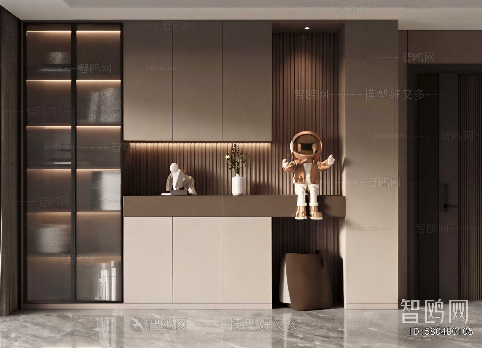 Modern Shoe Cabinet