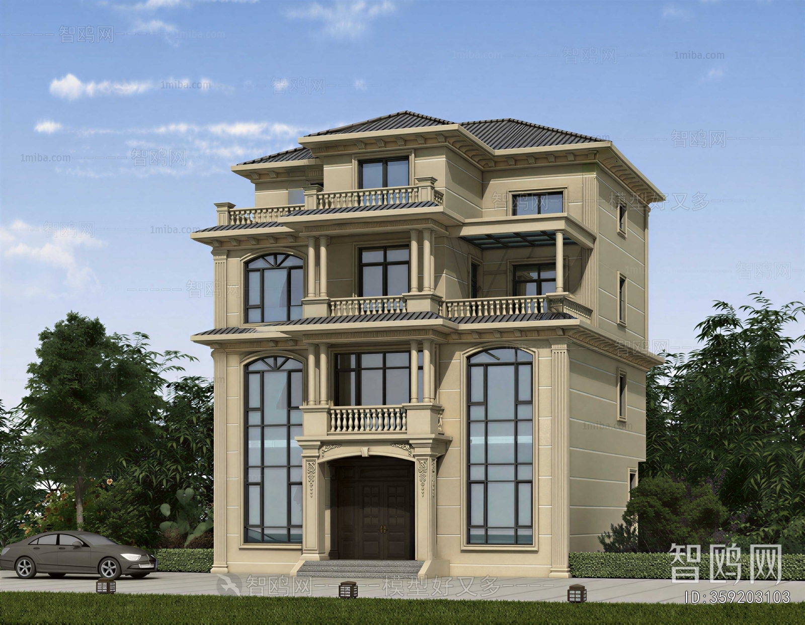 Simple European Style Detached Villa