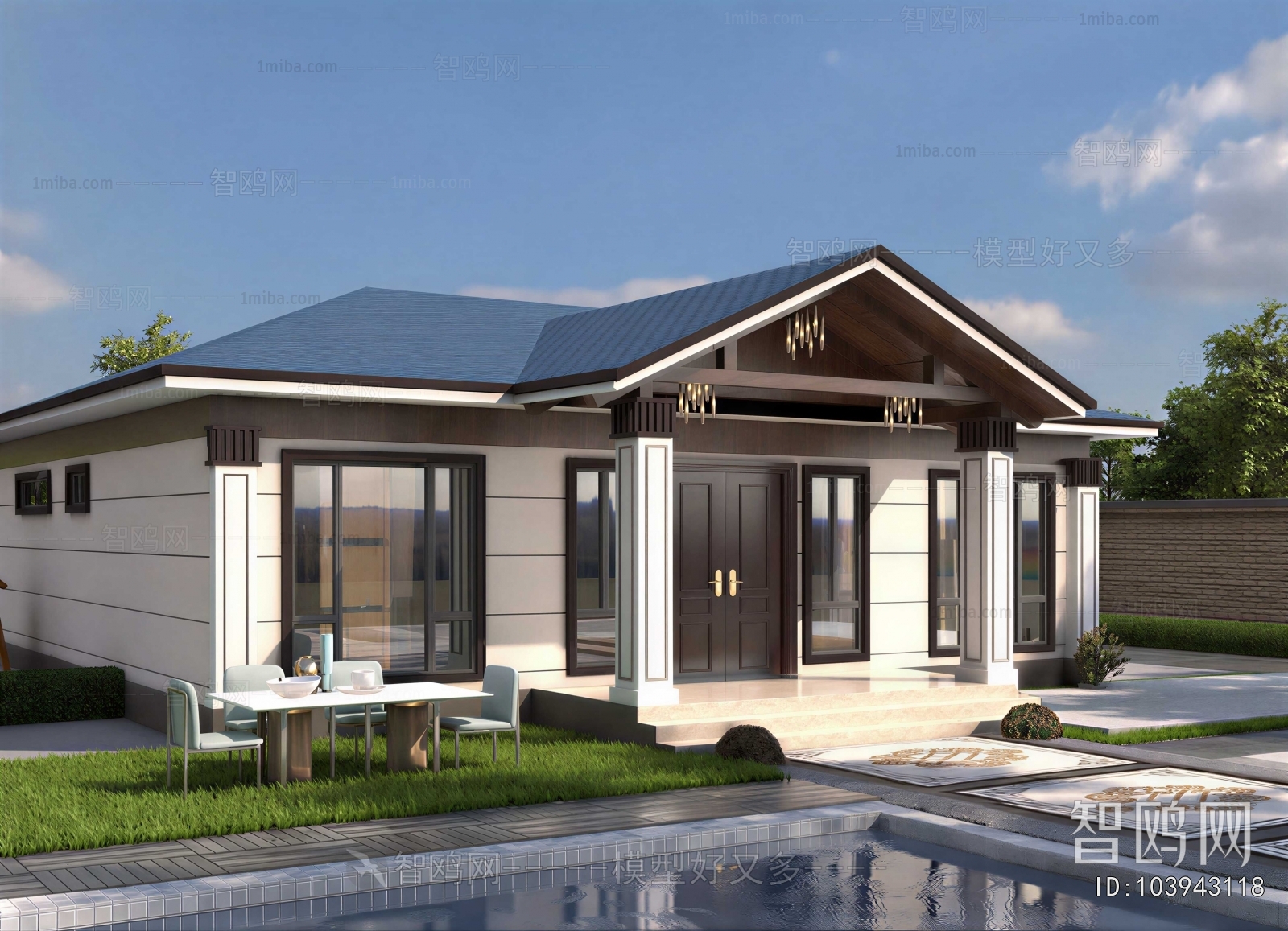 New Chinese Style Detached Villa