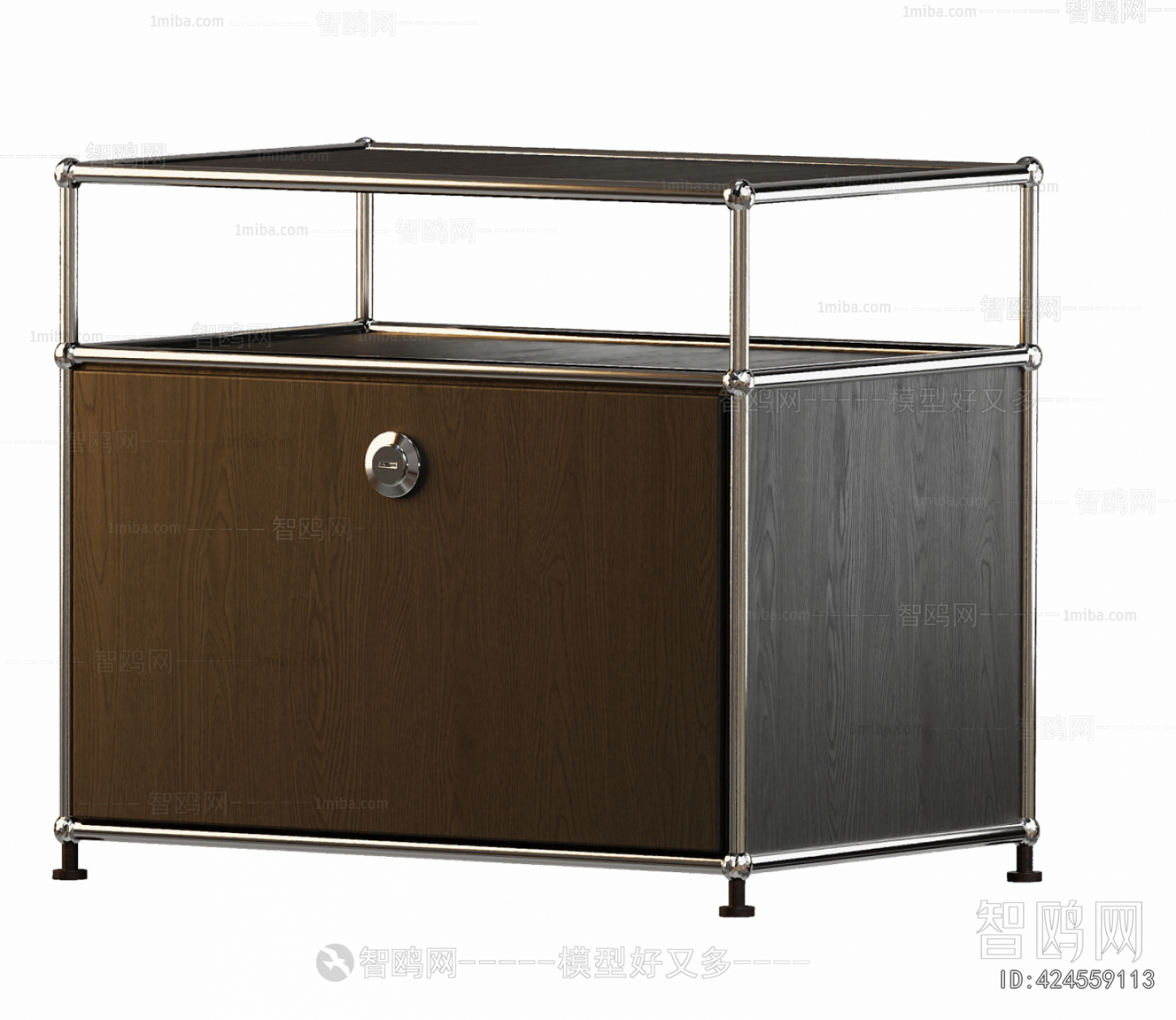 New Chinese Style Bedside Cupboard