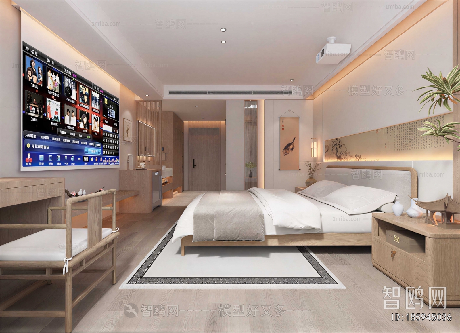 New Chinese Style Guest Room