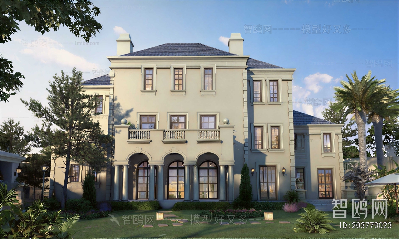 Simple European Style Detached Villa
