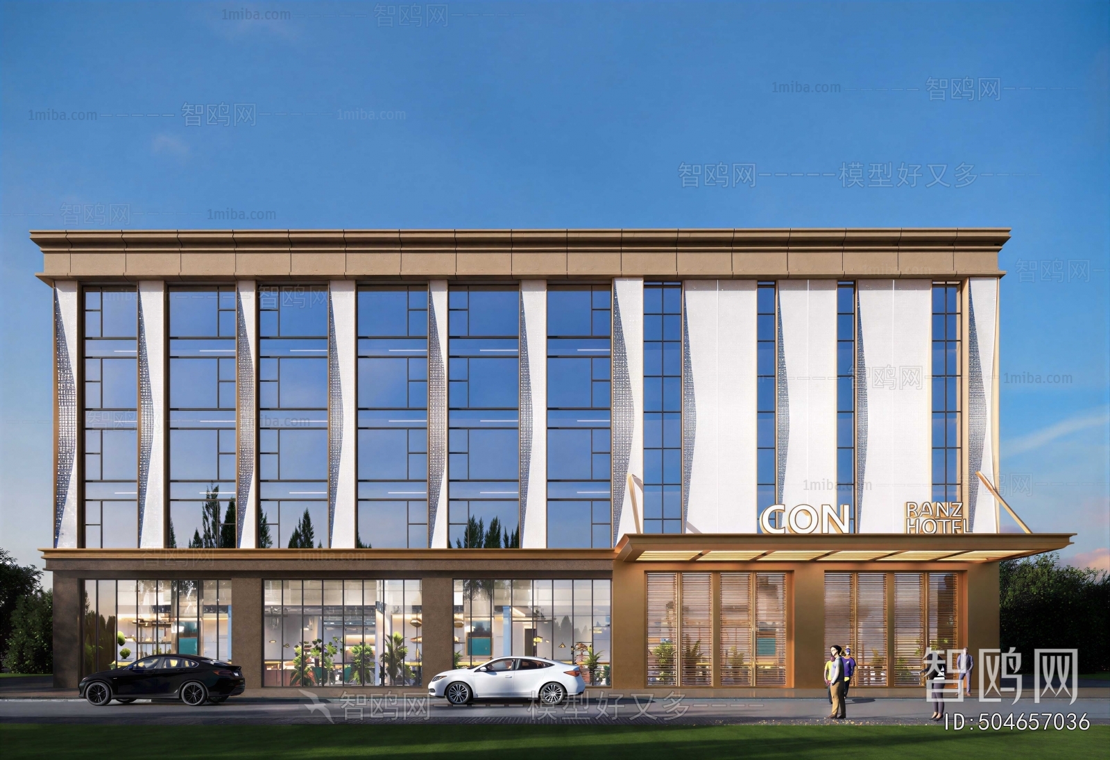 Modern Appearance Of Commercial Building