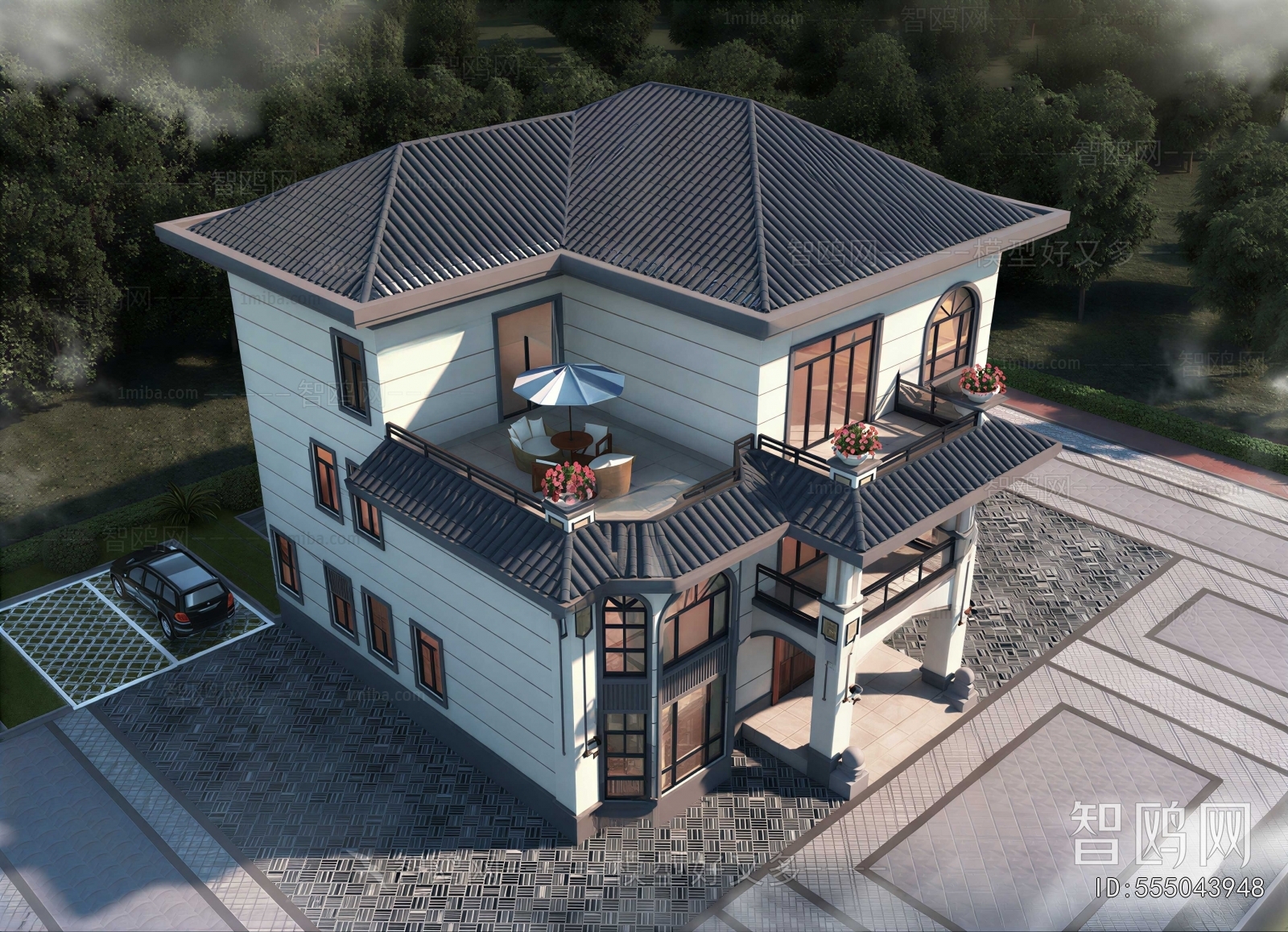 New Chinese Style Detached Villa