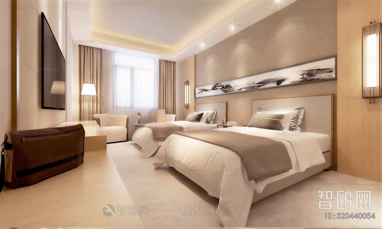 New Chinese Style Guest Room