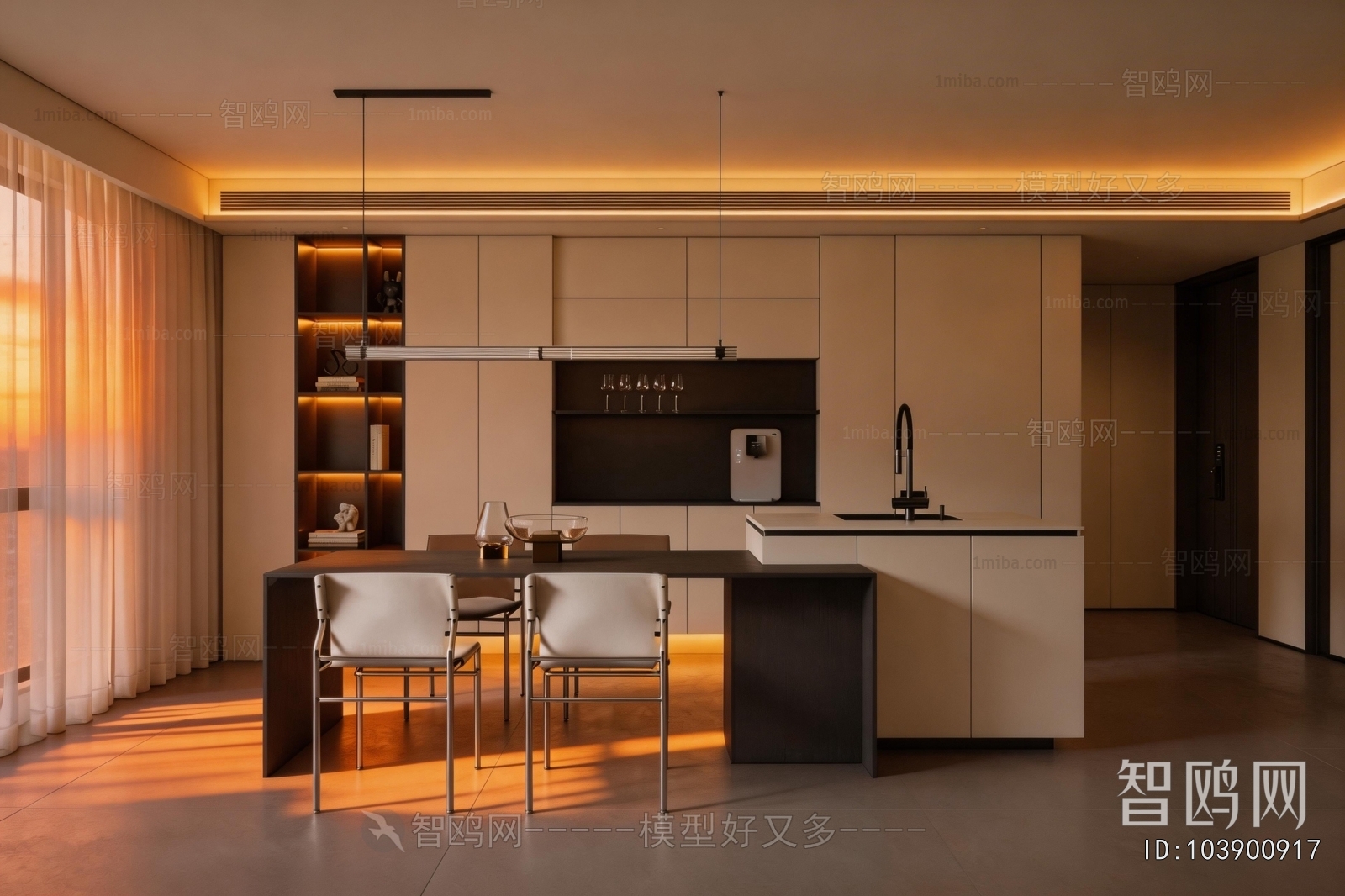 Modern Open Kitchen