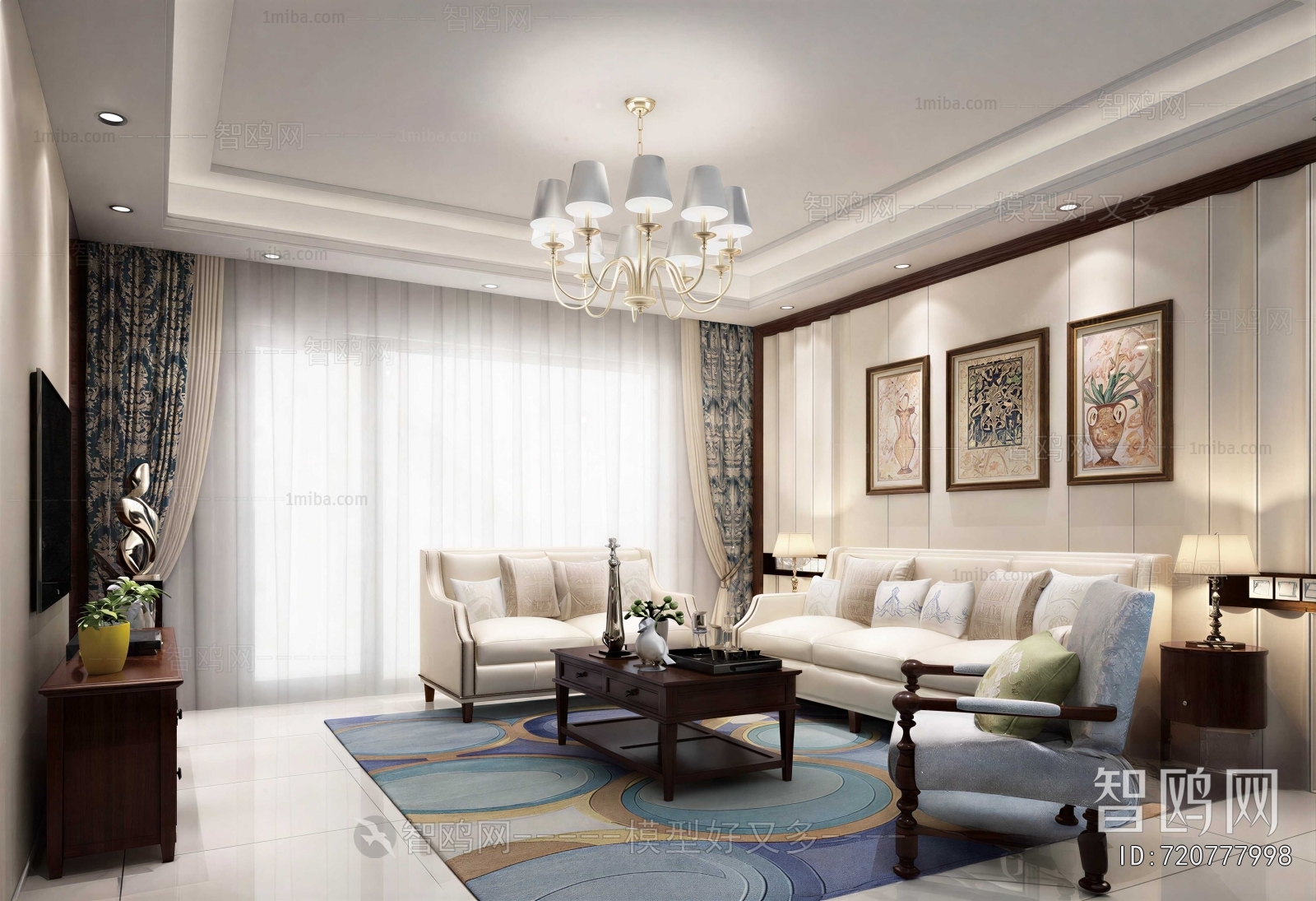 American Style A Living Room