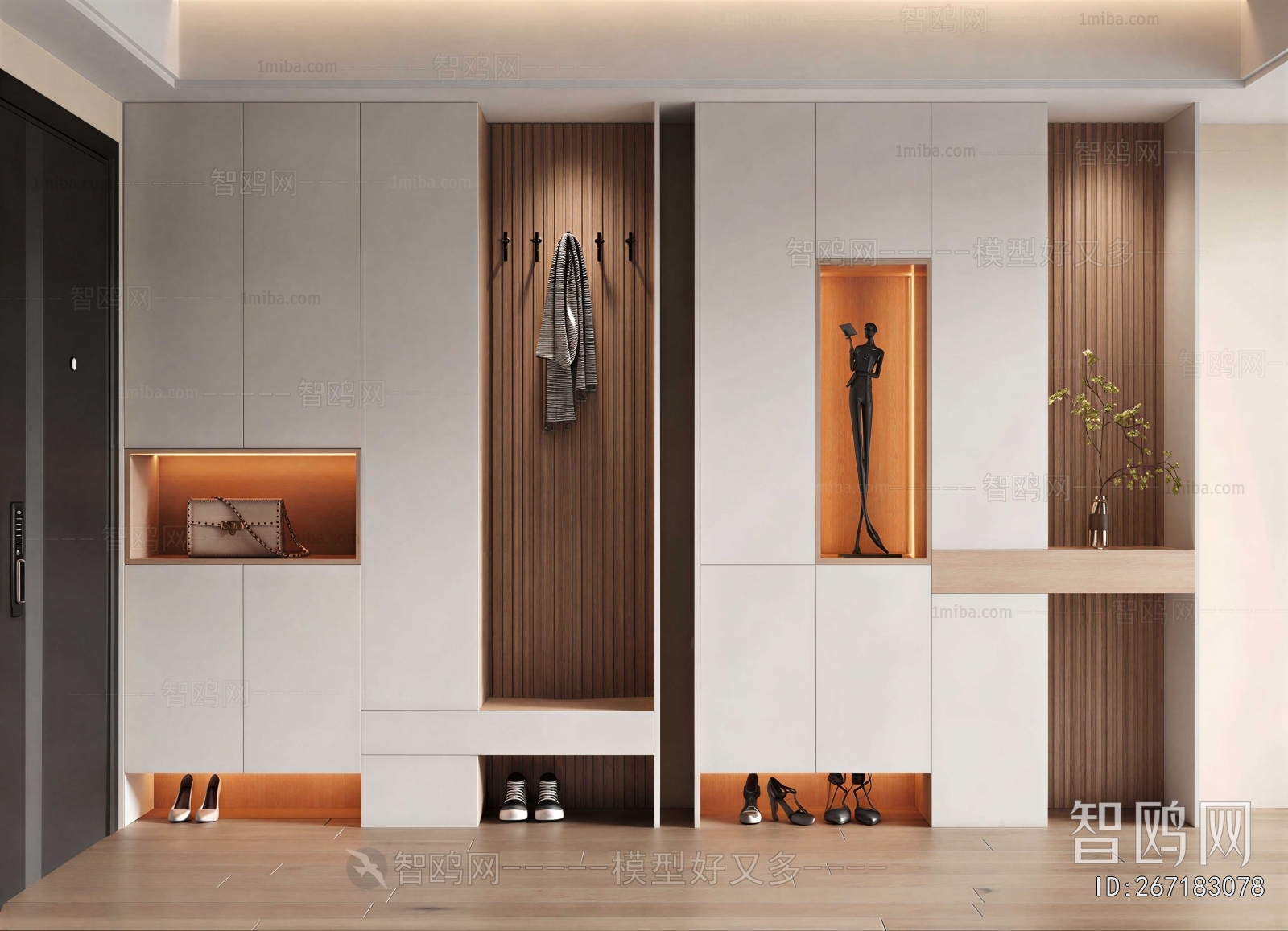 Modern Shoe Cabinet