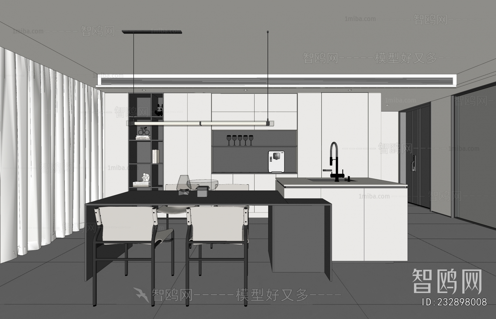 Modern Open Kitchen