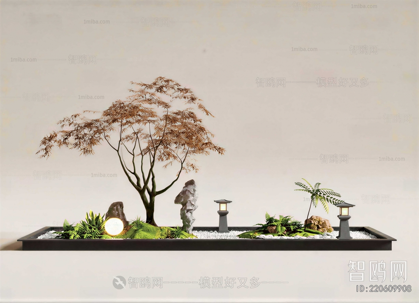 New Chinese Style Plant Landscaping