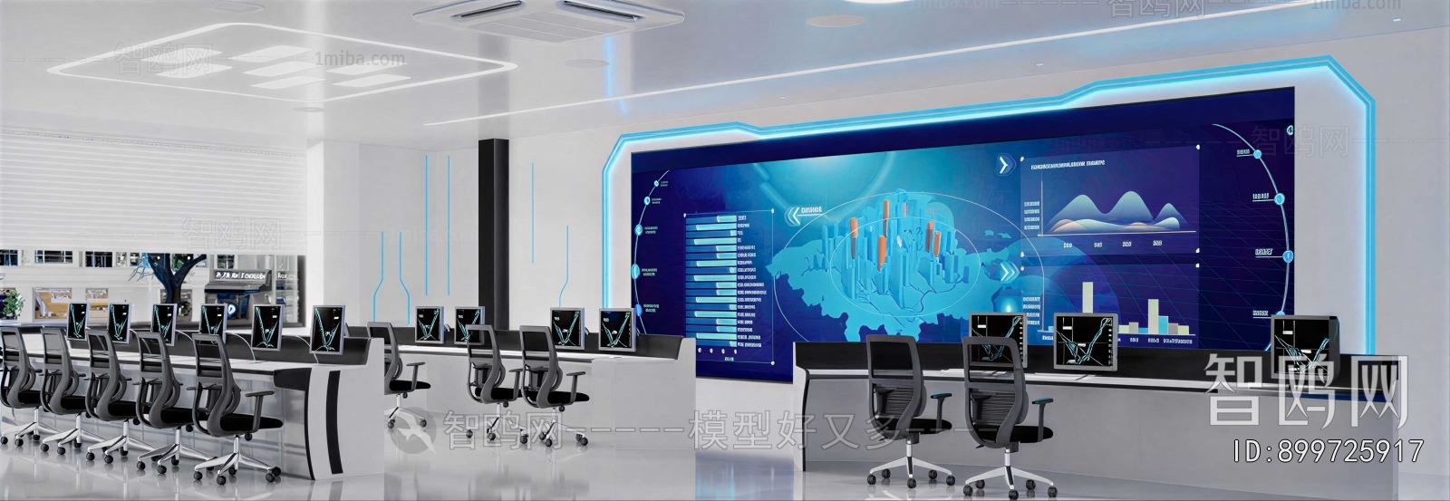Modern Monitor Room