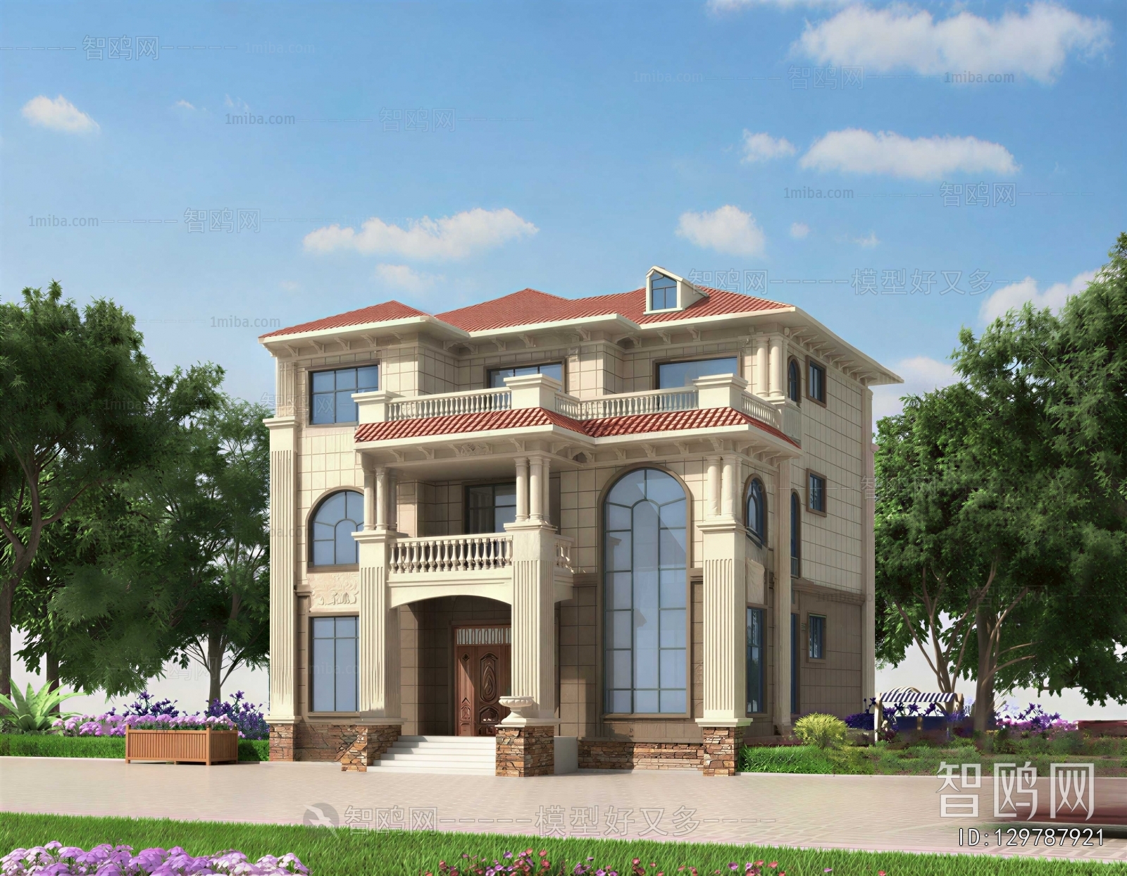 Simple European Style Detached Villa