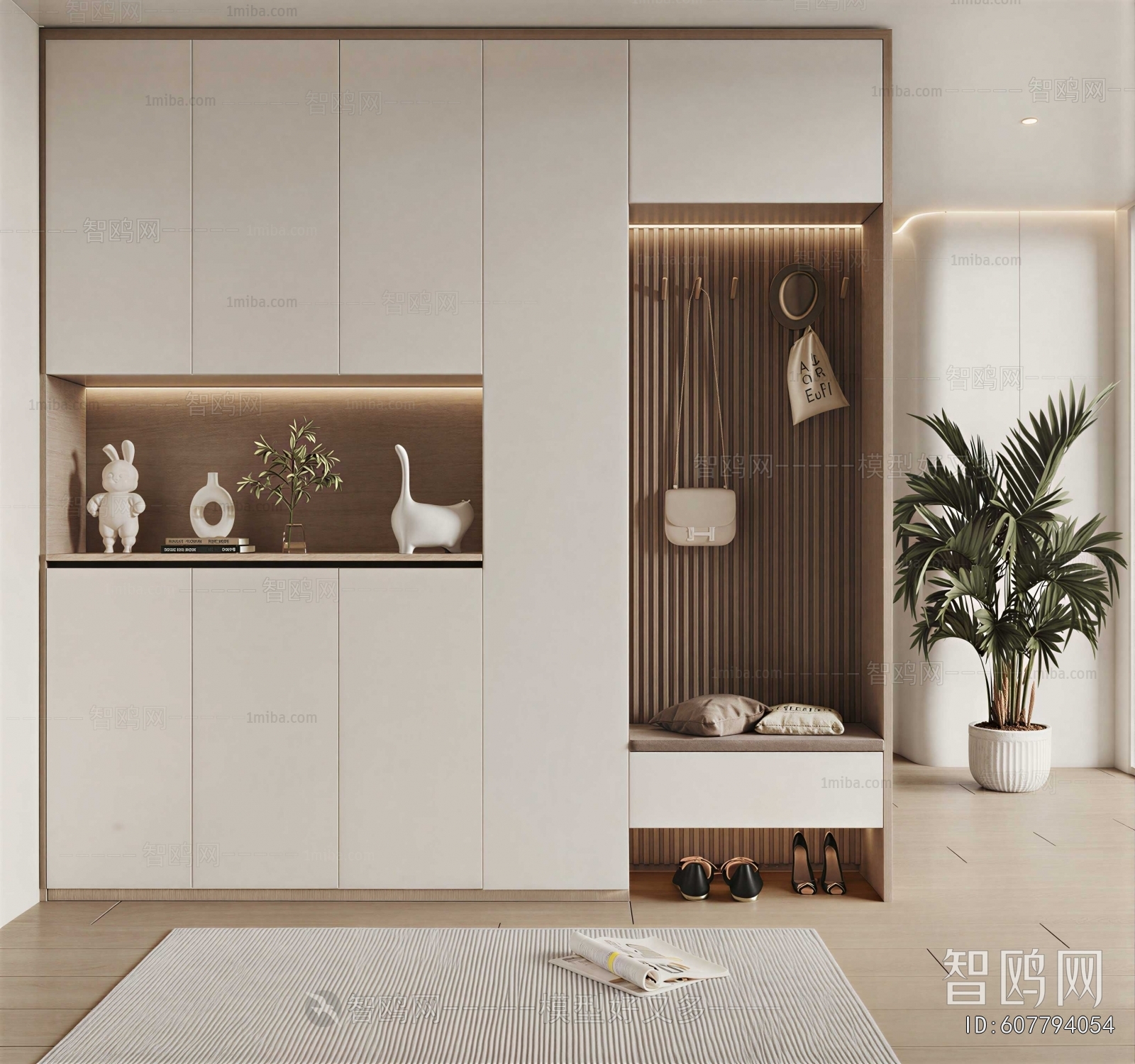 Modern Shoe Cabinet