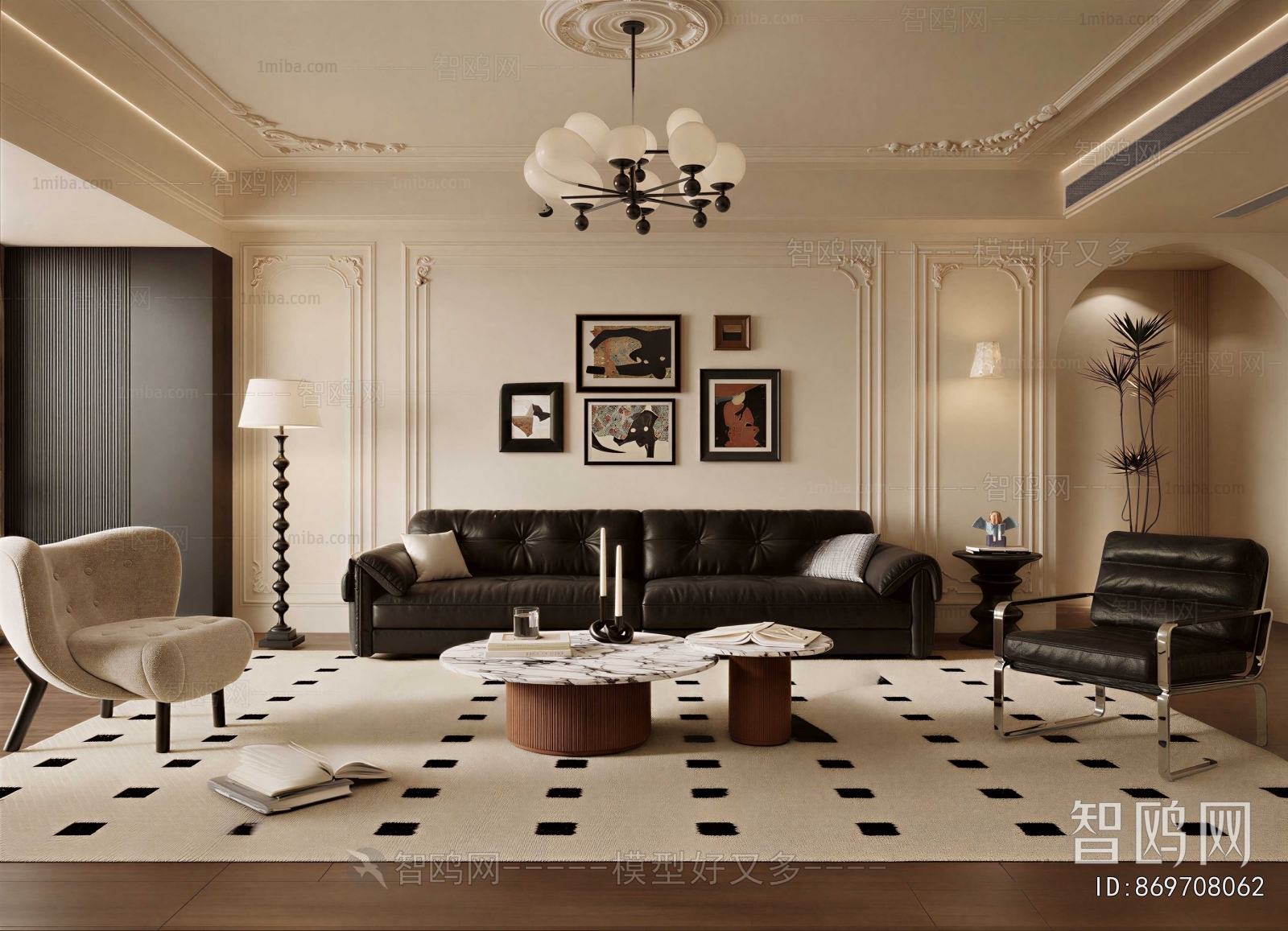 French Style A Living Room