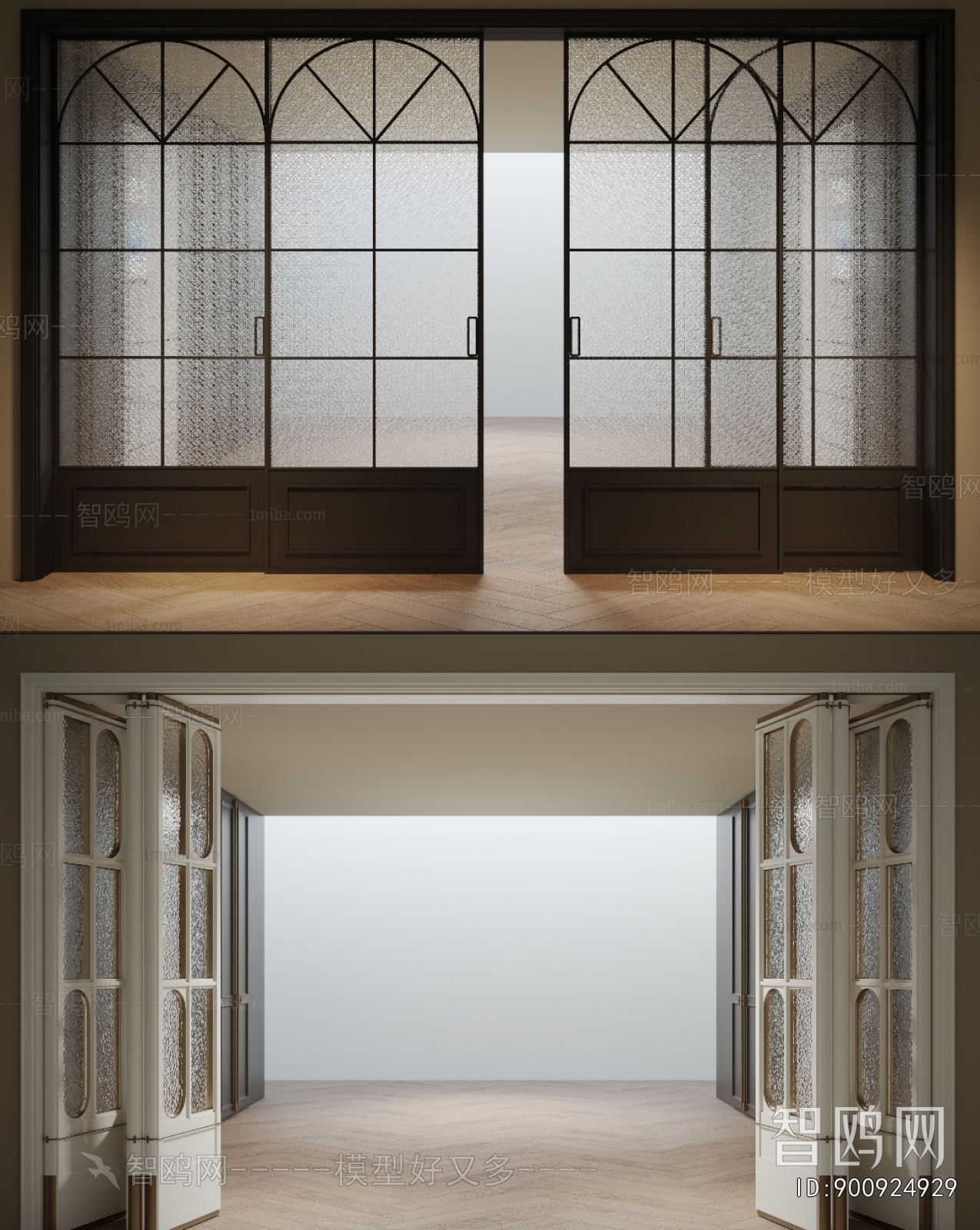 Modern French Style Sliding Door