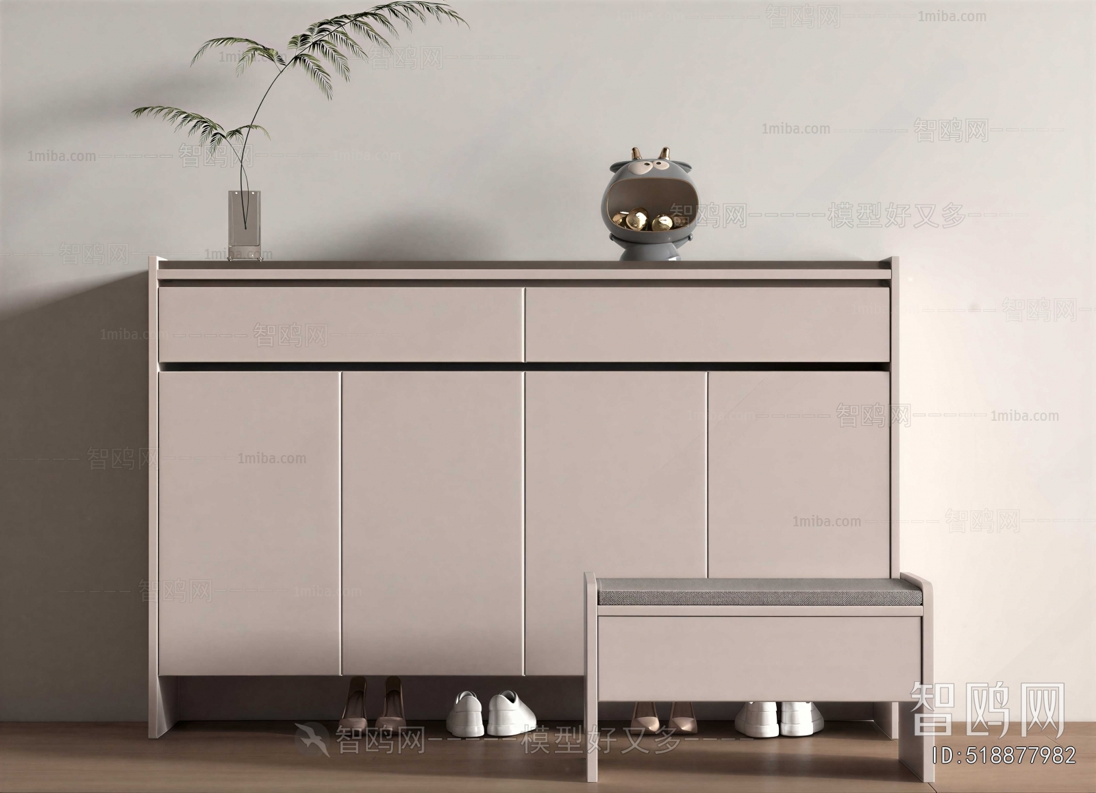 Modern Shoe Cabinet